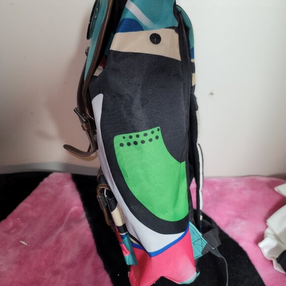 Steve Madden Multicolored Large Drawstring Backpack - Picture 2 of 7